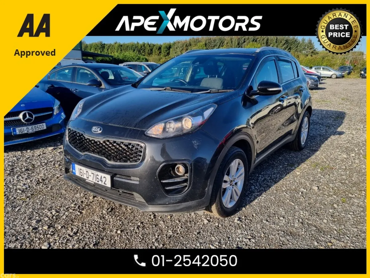 Kia Sportage SUV, Diesel, 2016, Black