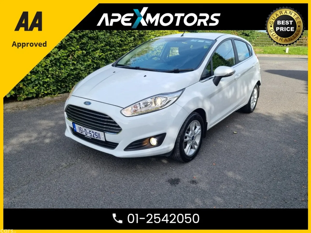 Ford Fiesta Hatchback, Petrol, 2015, White