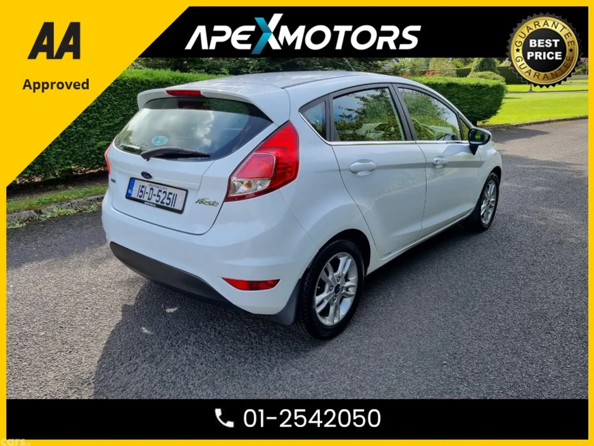 Ford Fiesta Hatchback, Petrol, 2015, White