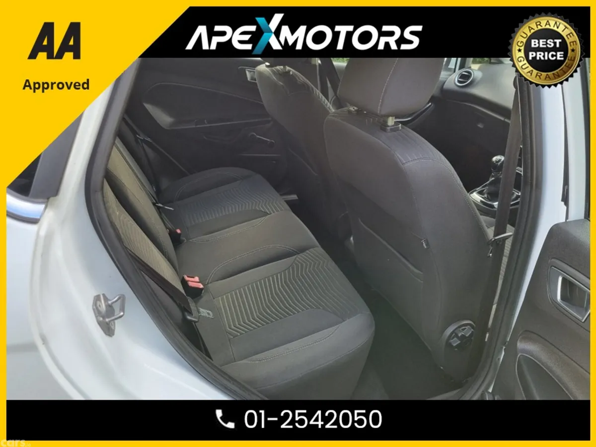 Ford Fiesta Hatchback, Petrol, 2015, White