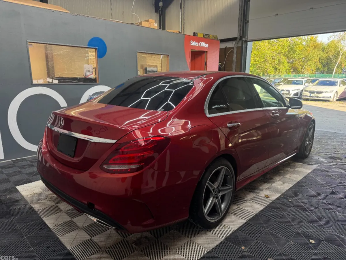 Mercedes-Benz C-Class Saloon, Petrol, 2018, Red