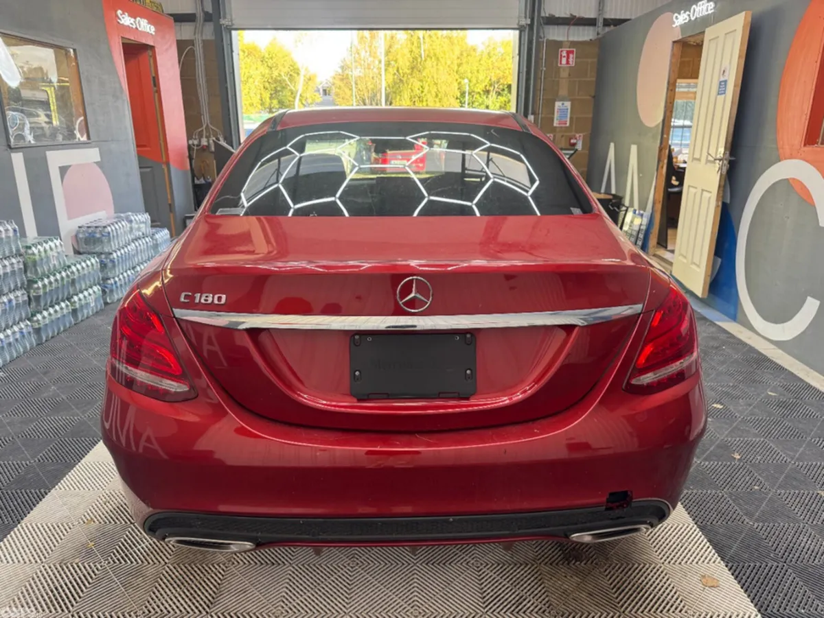 Mercedes-Benz C-Class Saloon, Petrol, 2018, Red