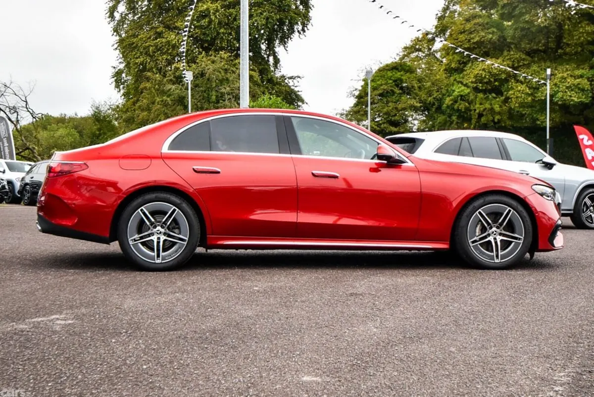 Mercedes-Benz E-Class Saloon, Diesel Hybrid, 2024, Red