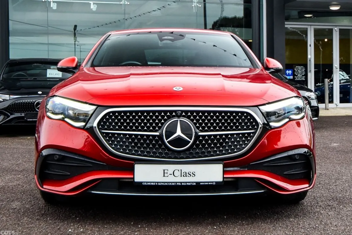 Mercedes-Benz E-Class Saloon, Diesel Hybrid, 2024, Red