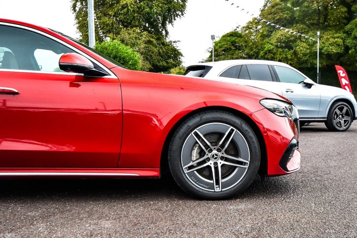 Mercedes-Benz E-Class Saloon, Diesel Hybrid, 2024, Red