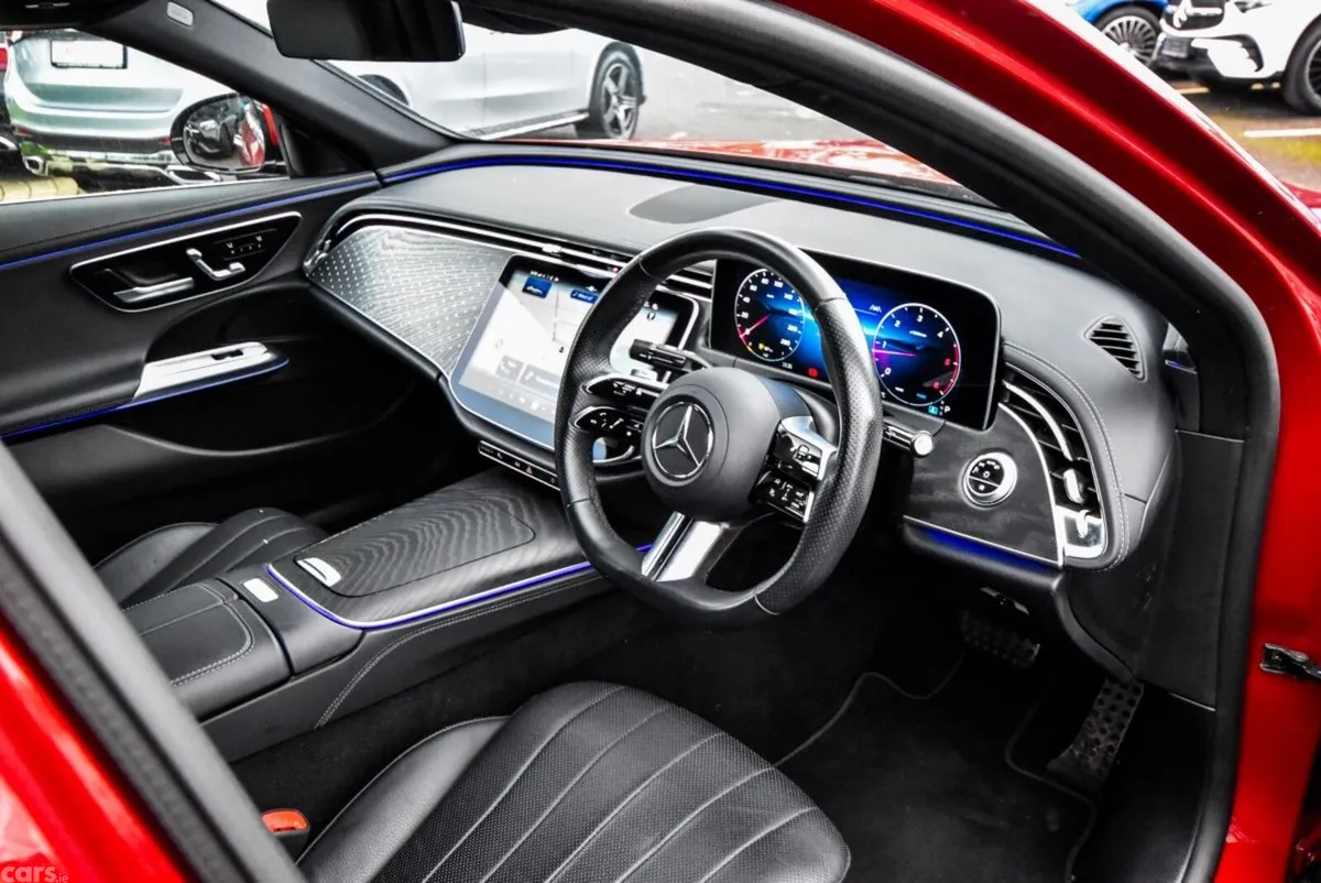 Mercedes-Benz E-Class Saloon, Diesel Hybrid, 2024, Red