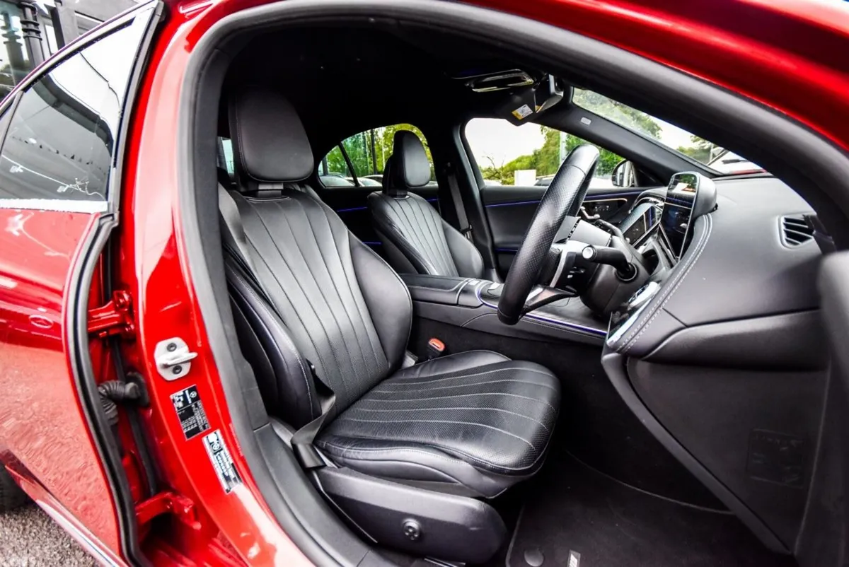Mercedes-Benz E-Class Saloon, Diesel Hybrid, 2024, Red