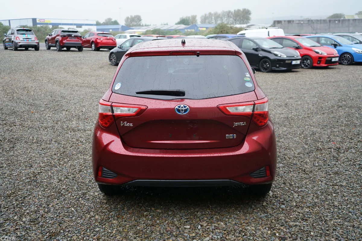 Toyota Vitz Hatchback, Petrol Hybrid, 2017, Red