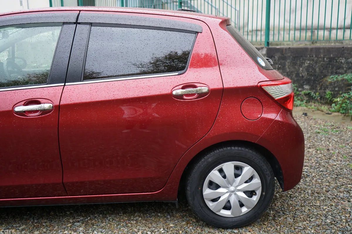 Toyota Vitz Hatchback, Petrol Hybrid, 2017, Red
