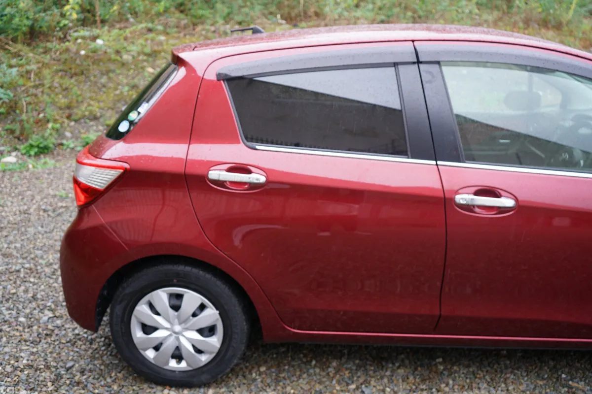 Toyota Vitz Hatchback, Petrol Hybrid, 2017, Red