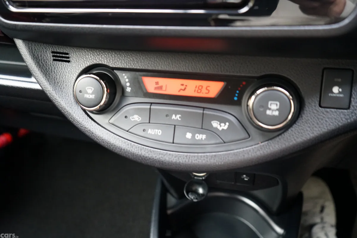 Toyota Vitz Hatchback, Petrol Hybrid, 2017, Red