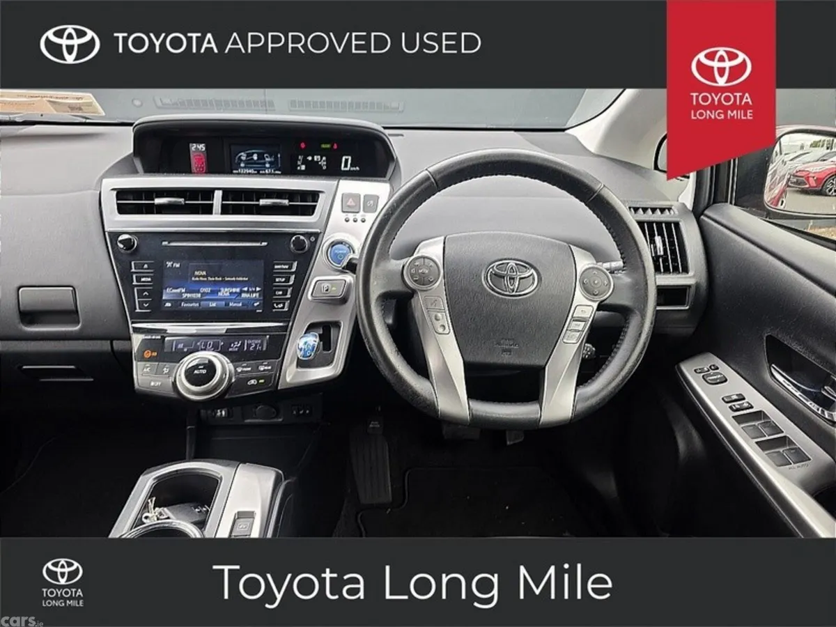 Toyota Prius MPV, Petrol Hybrid, 2019, Red