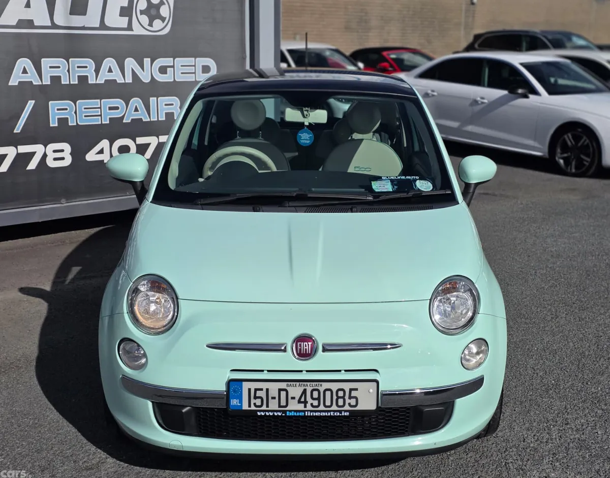 Fiat 500 Hatchback, Petrol, 2015, Green