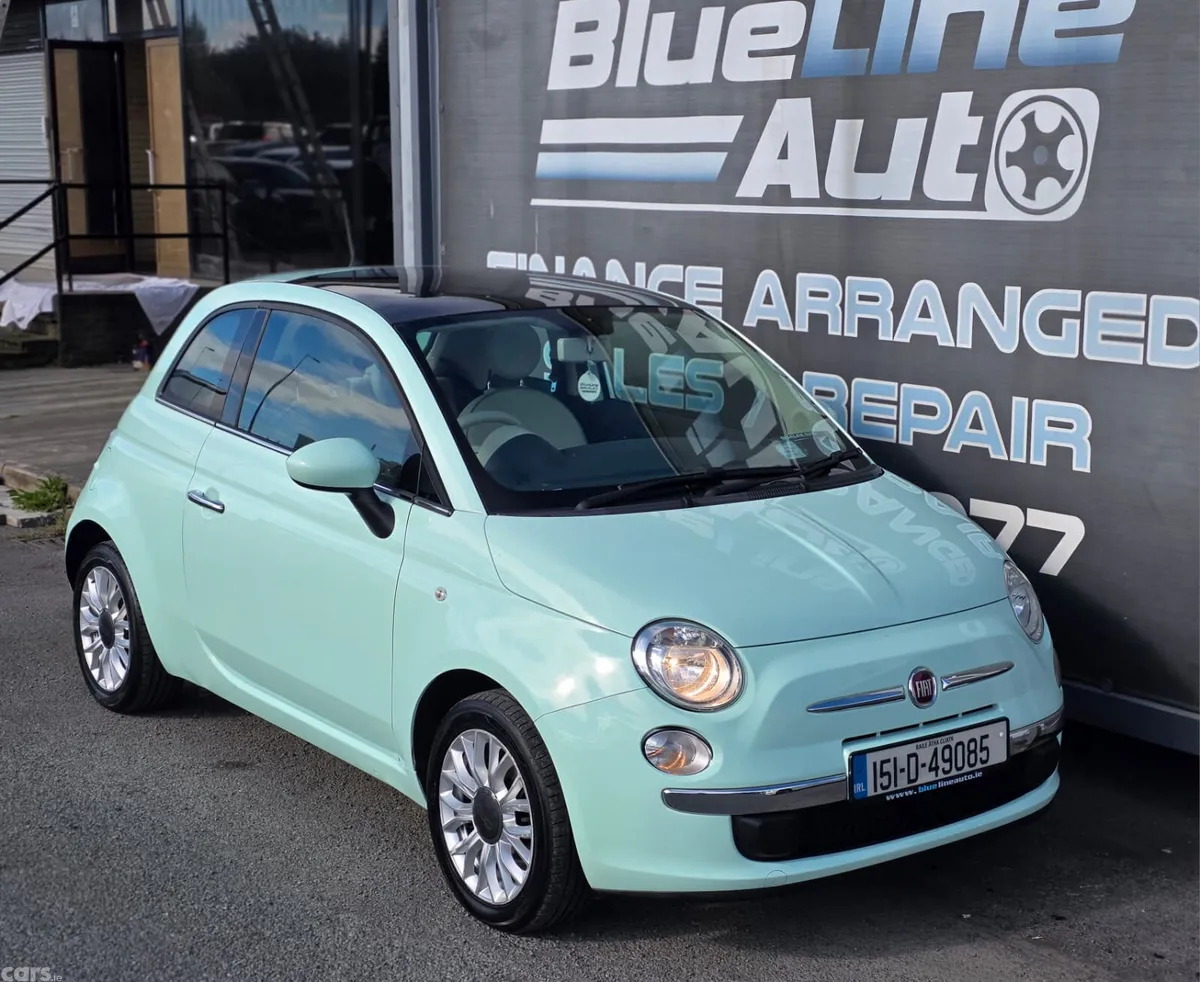 Fiat 500 Hatchback, Petrol, 2015, Green