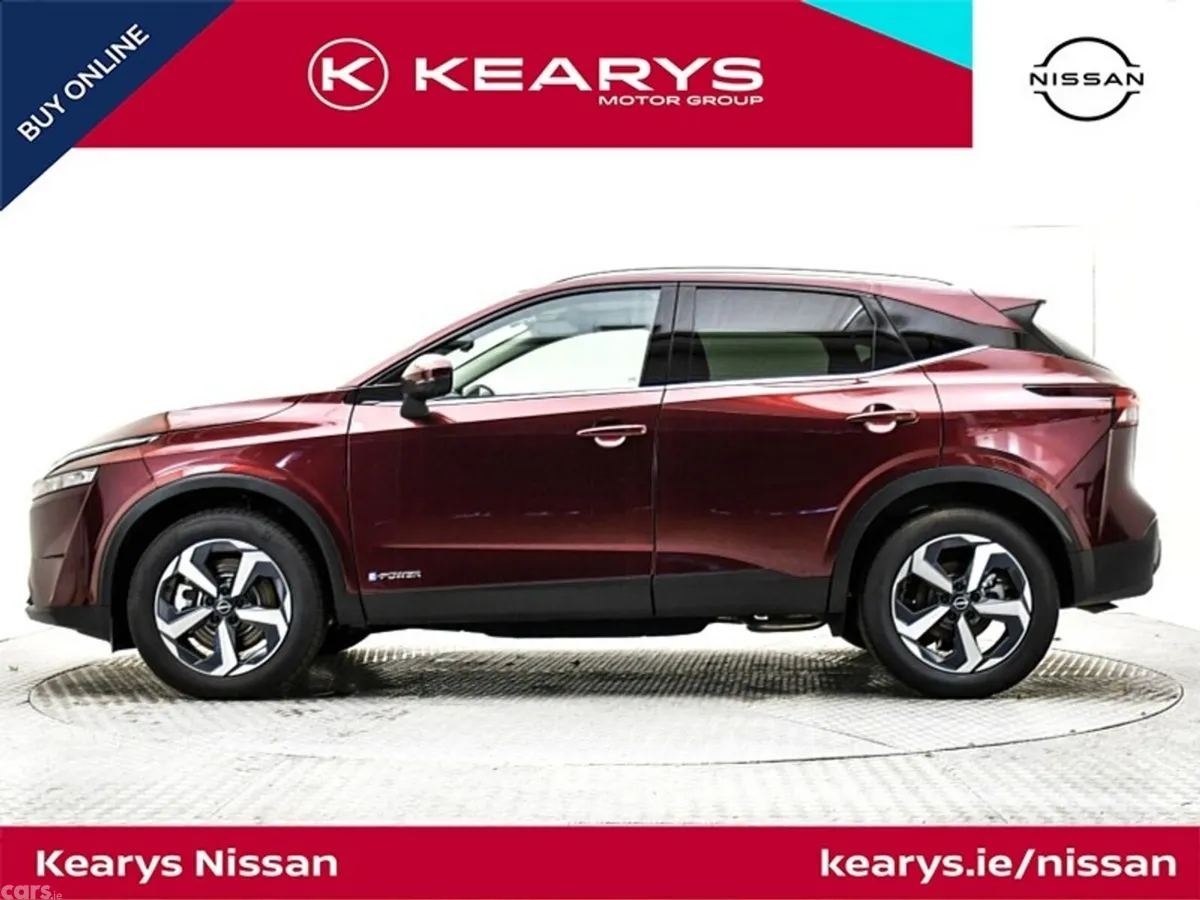 Nissan Qashqai SUV, Petrol Hybrid, 2024, Red