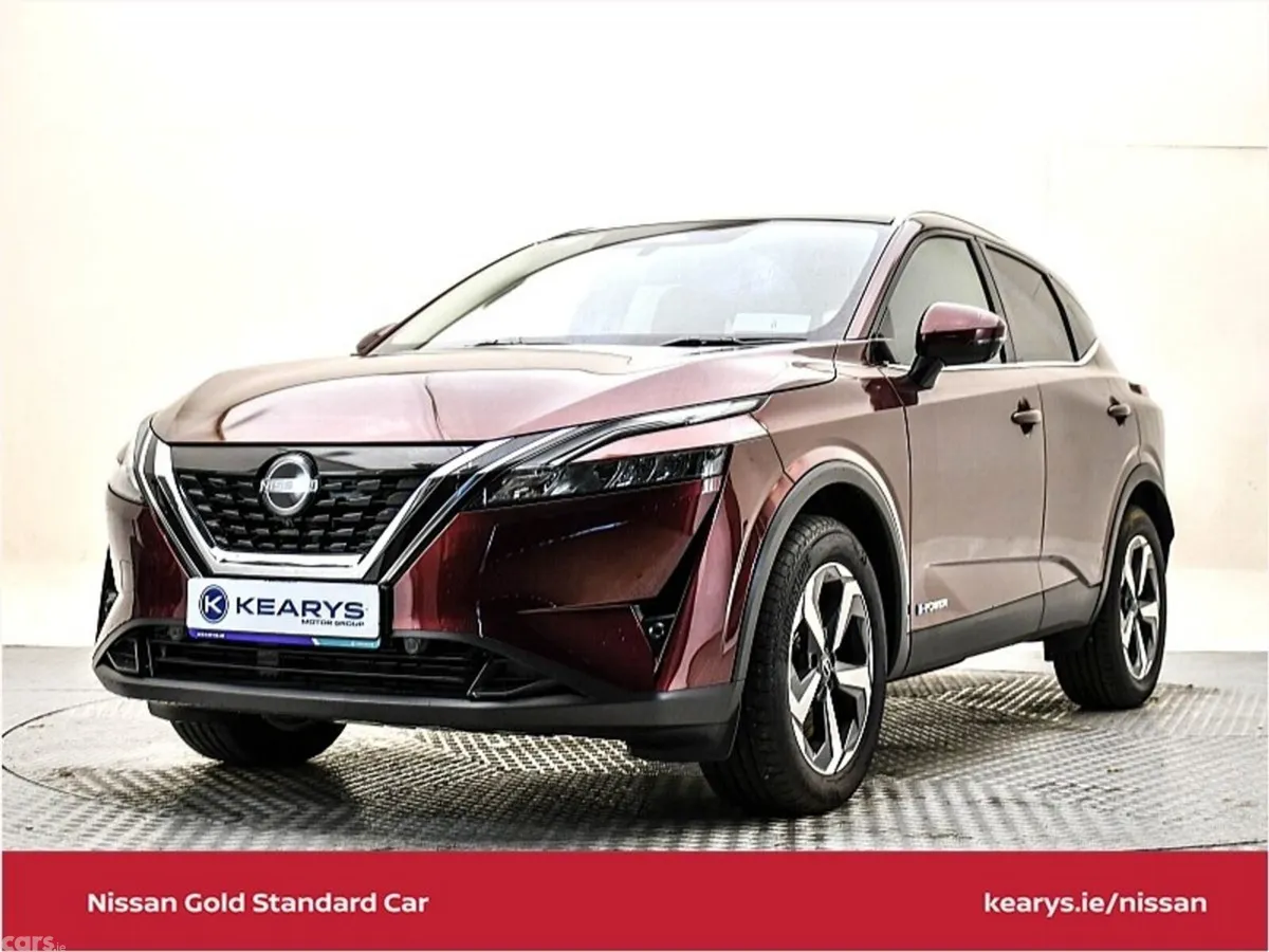 Nissan Qashqai SUV, Petrol Hybrid, 2024, Red
