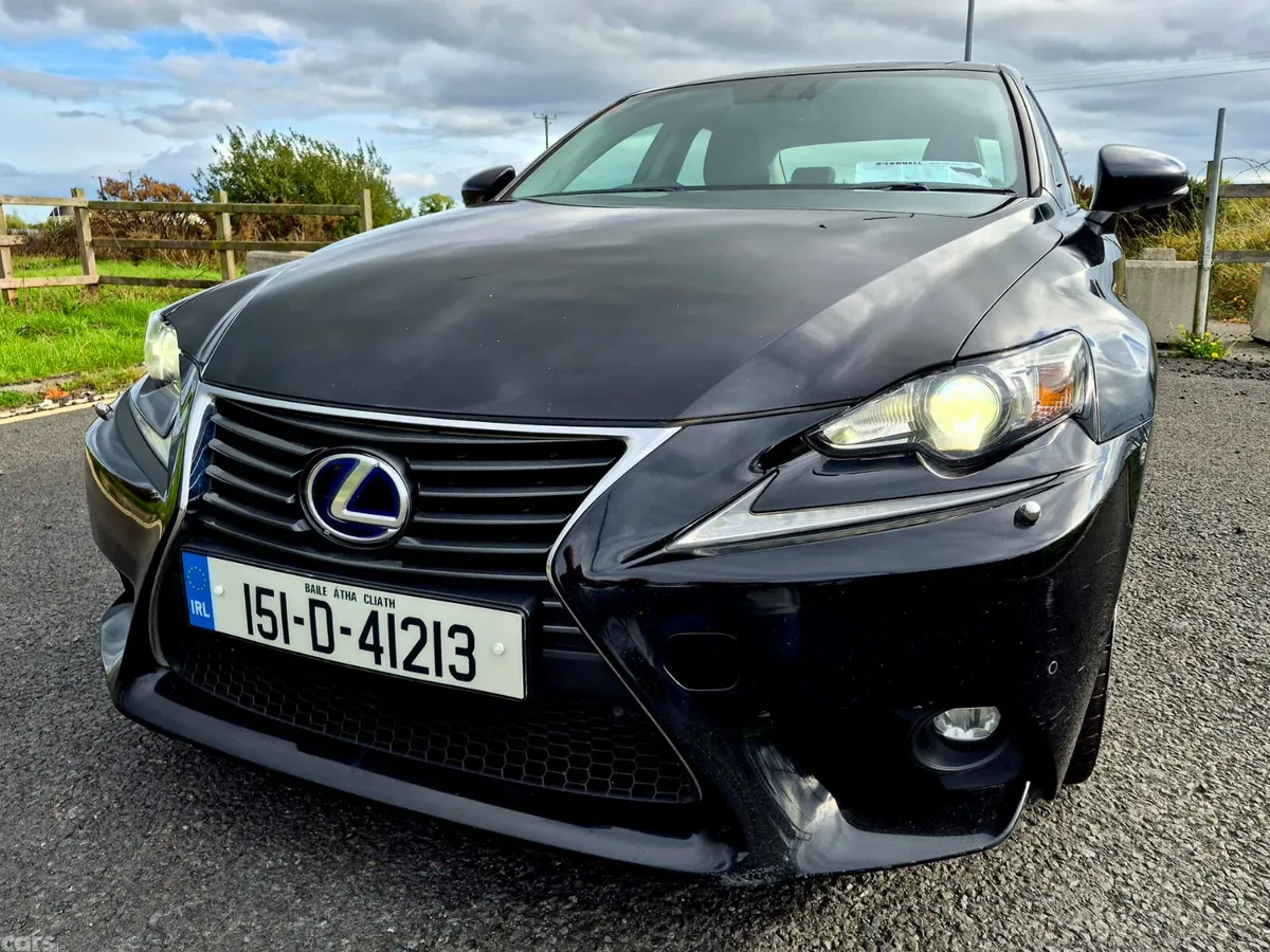 Lexus IS Saloon, Petrol Hybrid, 2015, Black
