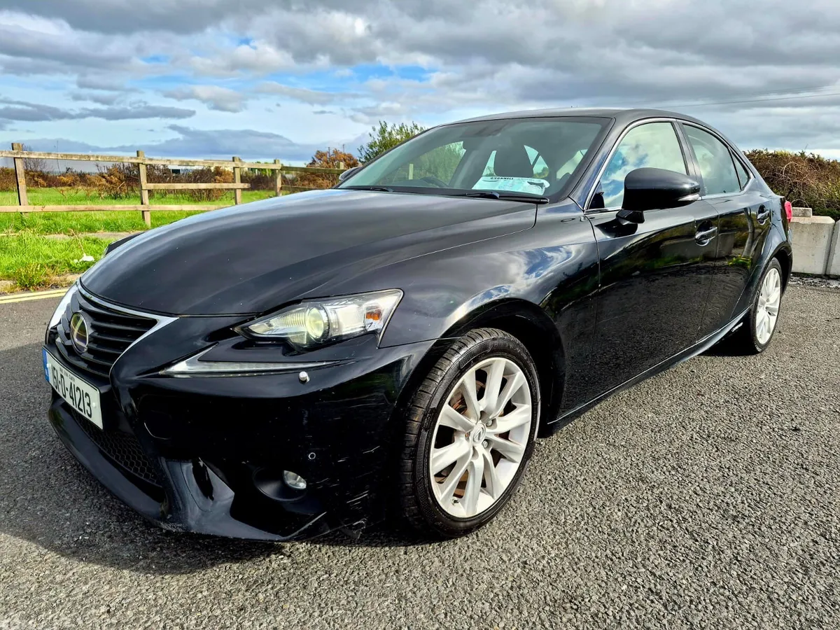 Lexus IS Saloon, Petrol Hybrid, 2015, Black