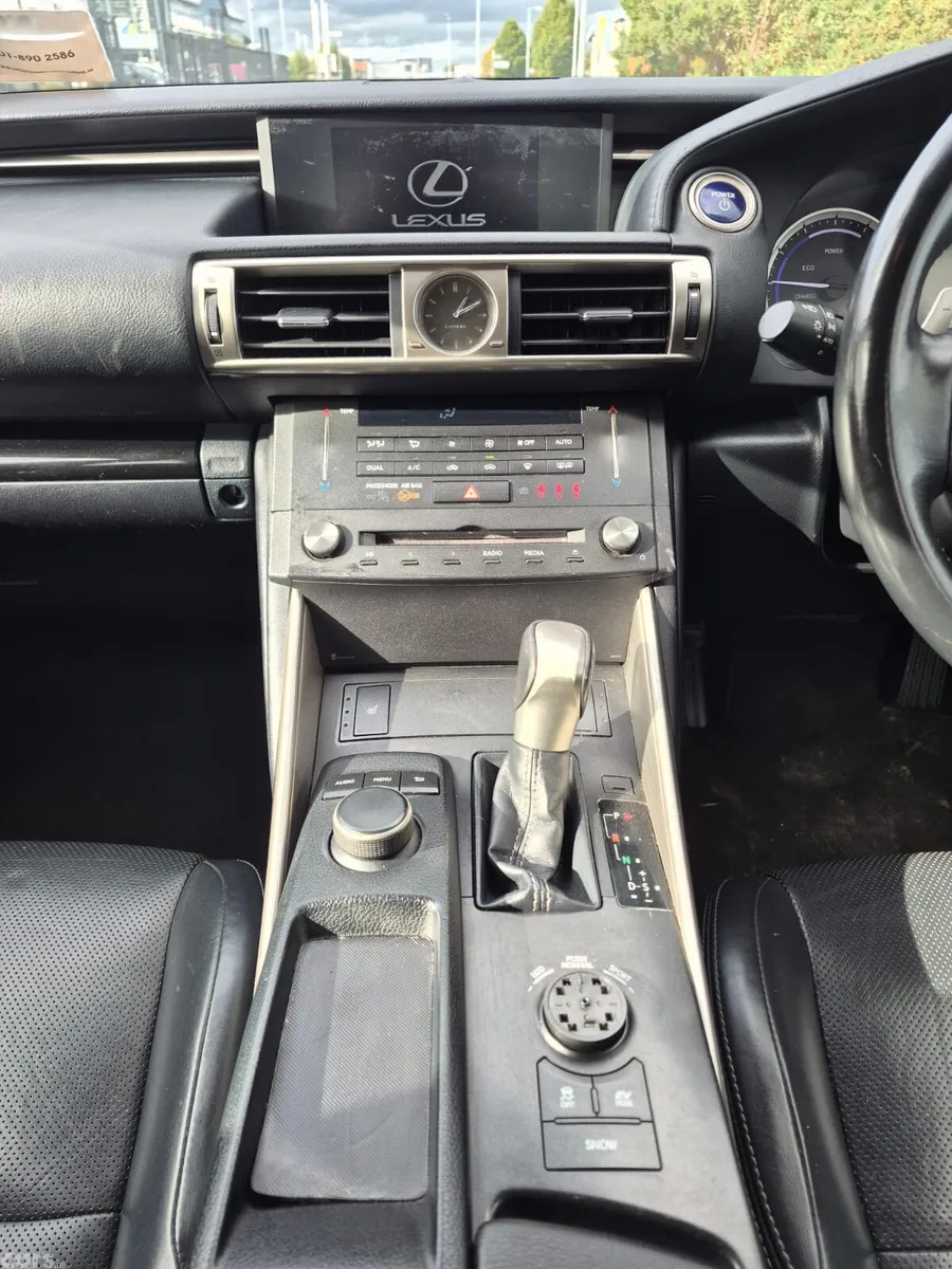 Lexus IS Saloon, Petrol Hybrid, 2015, Black