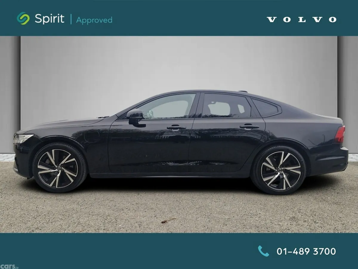Volvo S90 Saloon, Petrol Hybrid, 2021, Black