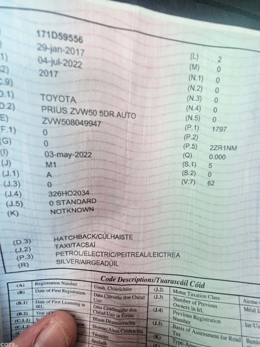 Toyota Prius Hatchback, Petrol Hybrid, 2017, Silver