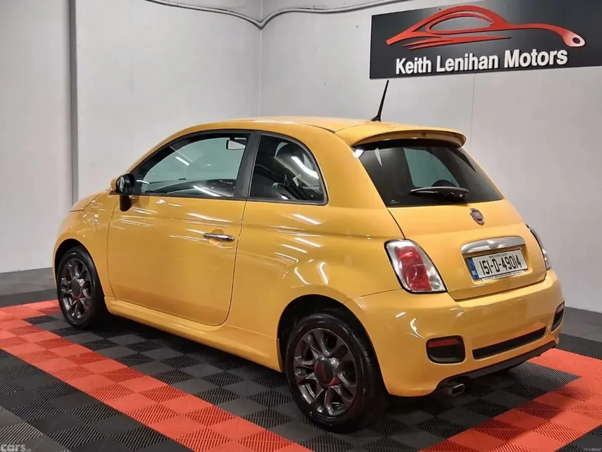 Fiat 500 Hatchback, Petrol, 2015, Yellow