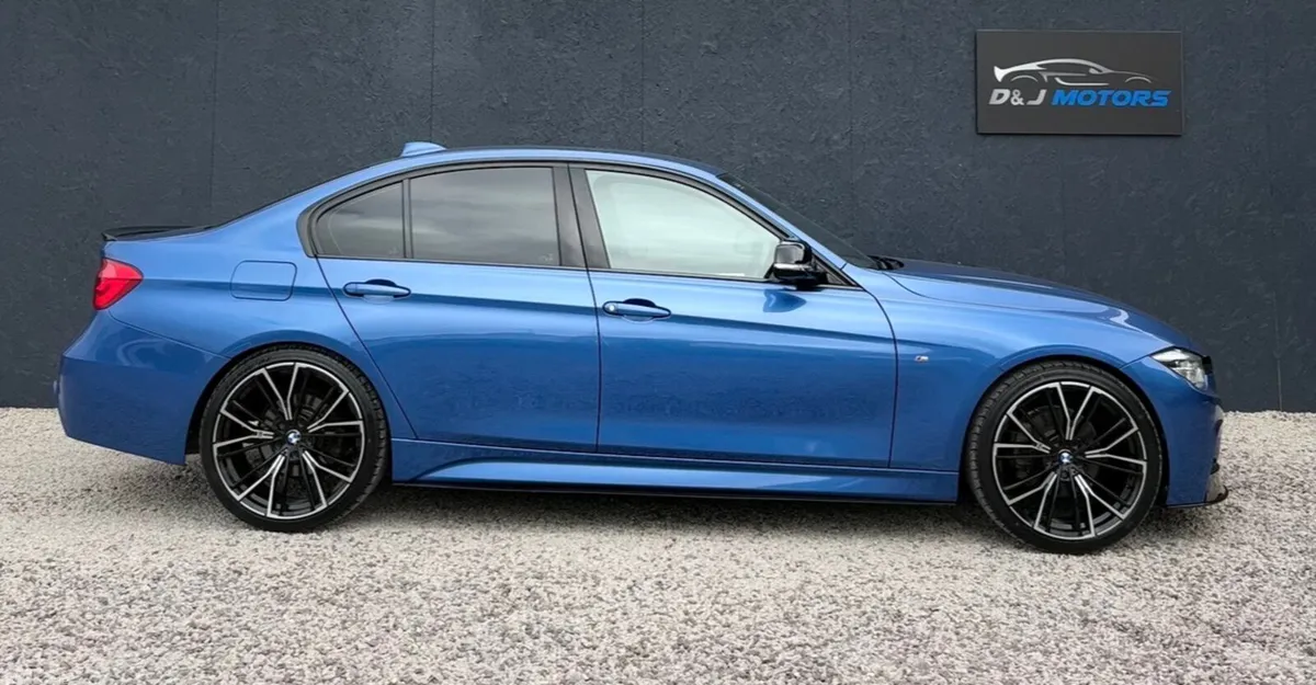 BMW 3-Series Saloon, Petrol, 2018, Blue