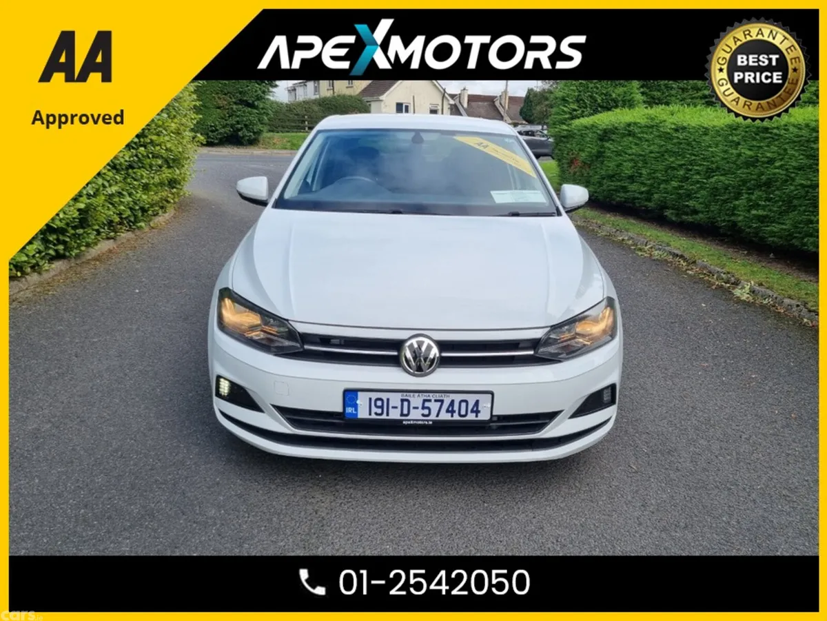 Volkswagen Polo Hatchback, Petrol, 2019, White