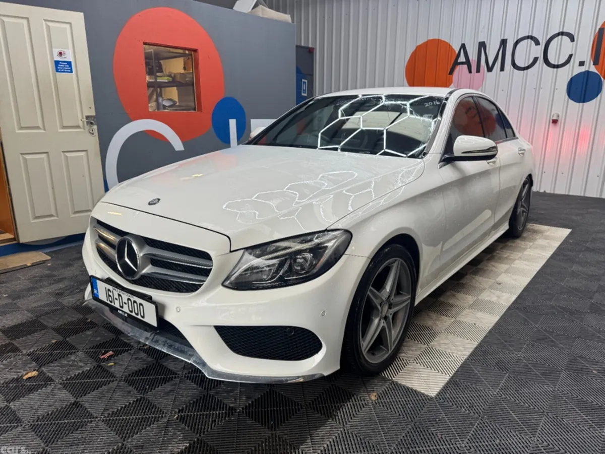 Mercedes-Benz C-Class Saloon, Petrol, 2016, White