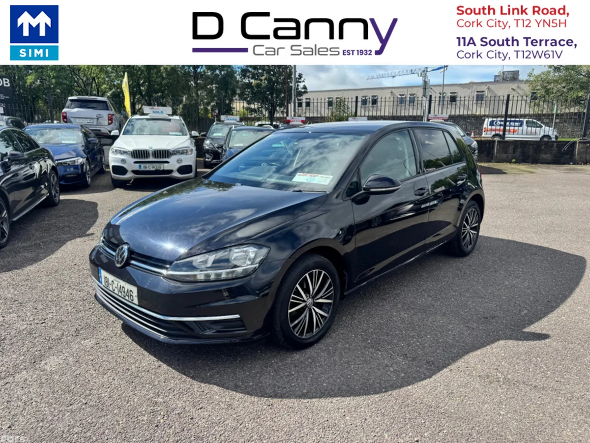 Volkswagen Golf Hatchback, Diesel, 2018, Black