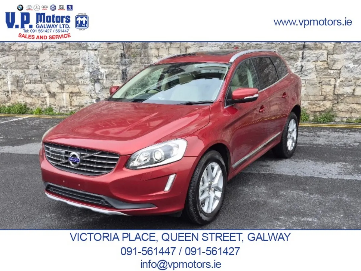 Volvo XC60 SUV, Diesel, 2017, Red
