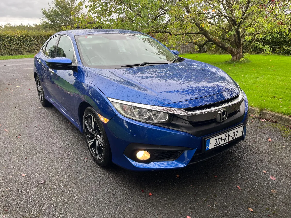 Honda Civic Saloon, Petrol, 2020, Blue