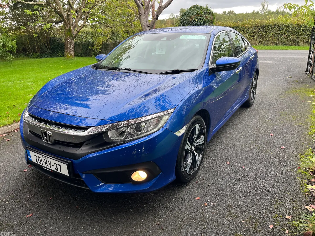 Honda Civic Saloon, Petrol, 2020, Blue