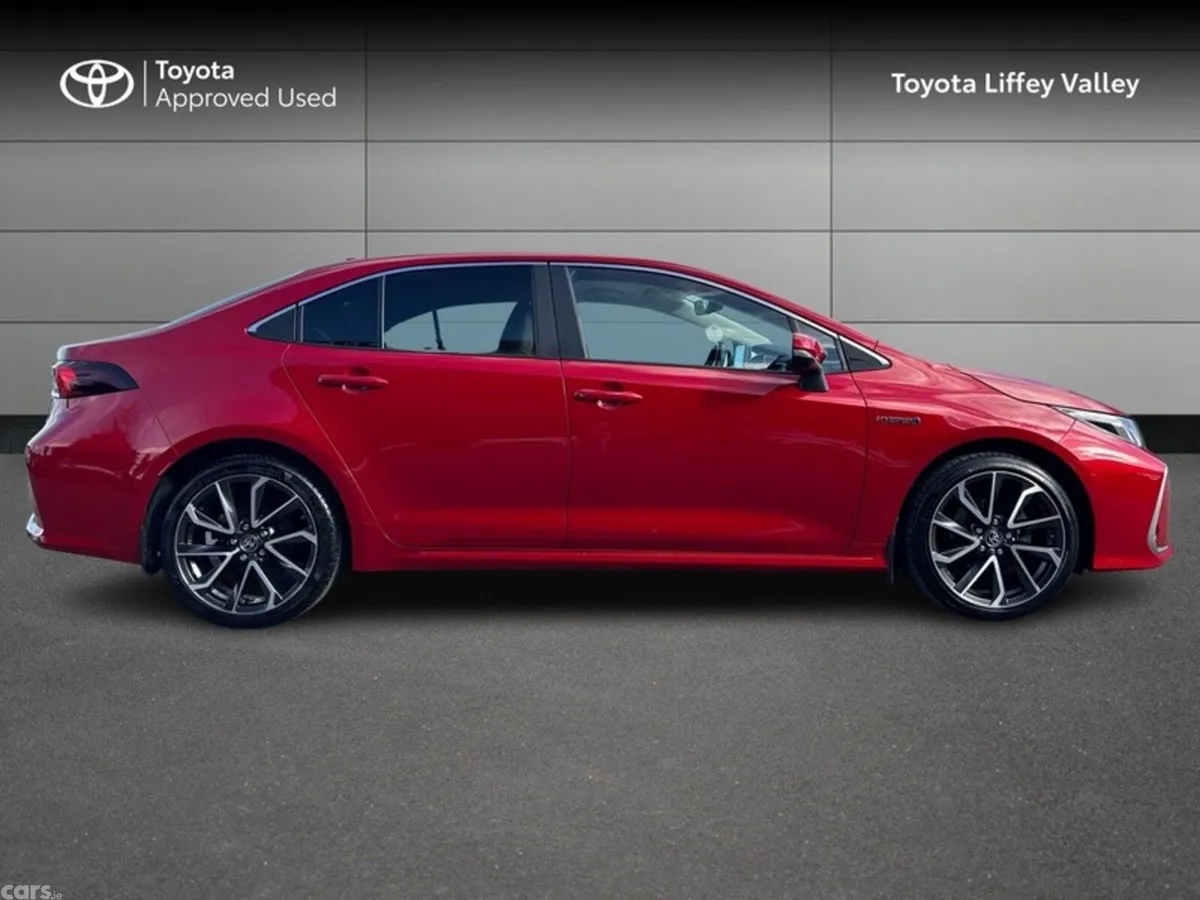 Toyota Corolla Saloon, Petrol Hybrid, 2022, Red