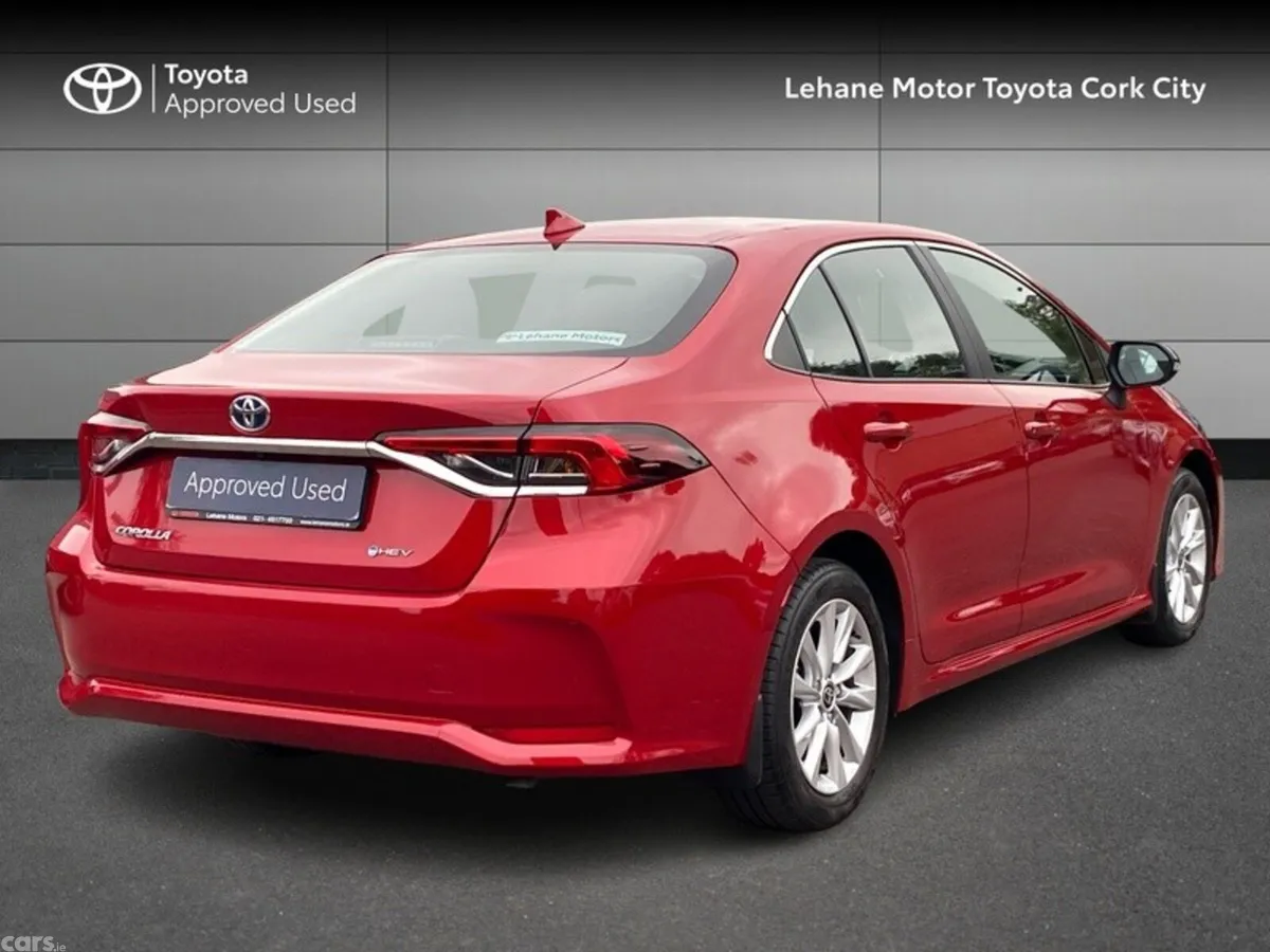 Toyota Corolla Saloon, Petrol Hybrid, 2026, Red