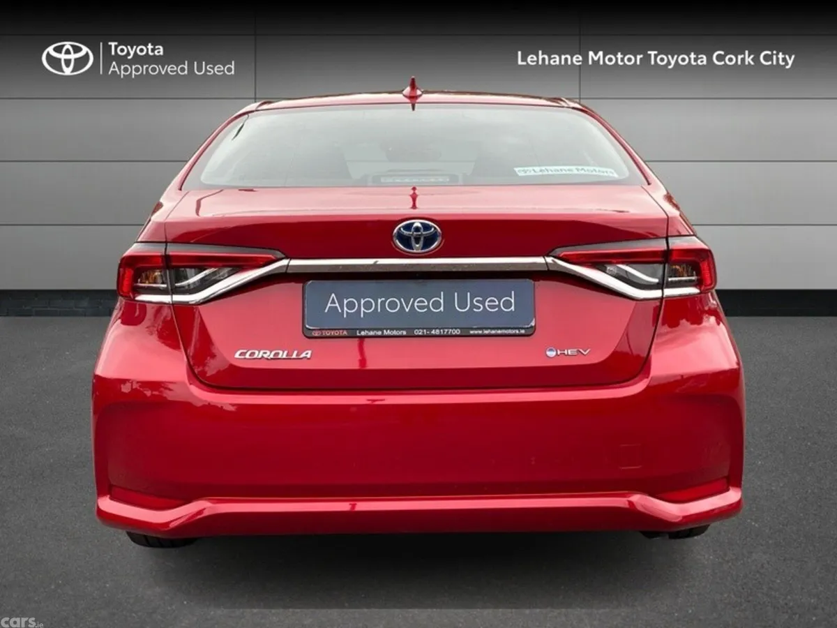 Toyota Corolla Saloon, Petrol Hybrid, 2026, Red