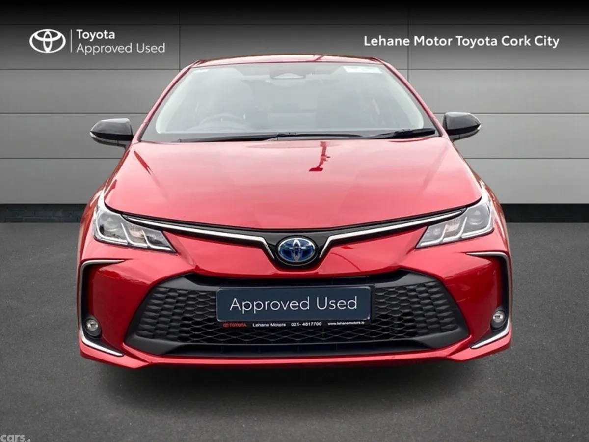Toyota Corolla Saloon, Petrol Hybrid, 2026, Red