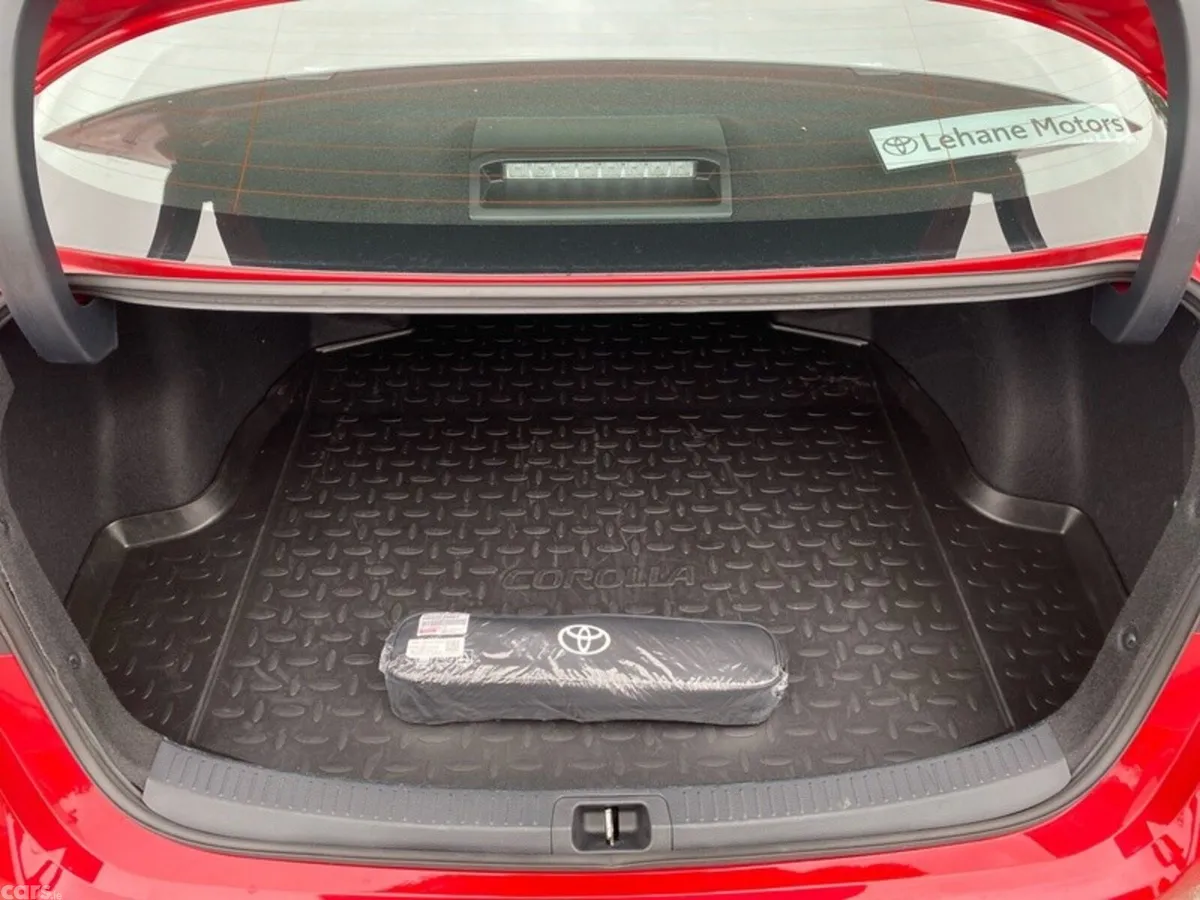 Toyota Corolla Saloon, Petrol Hybrid, 2026, Red
