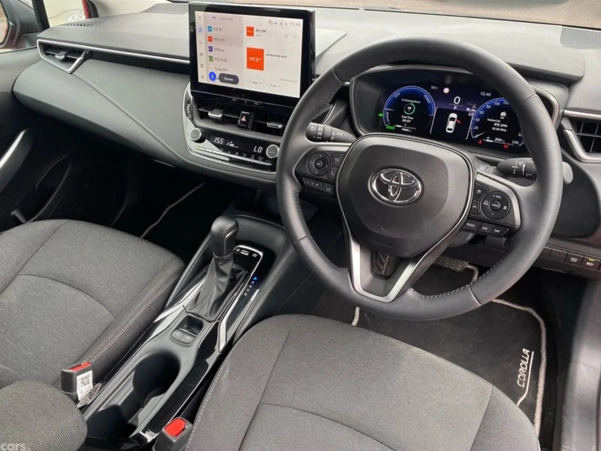 Toyota Corolla Saloon, Petrol Hybrid, 2026, Red
