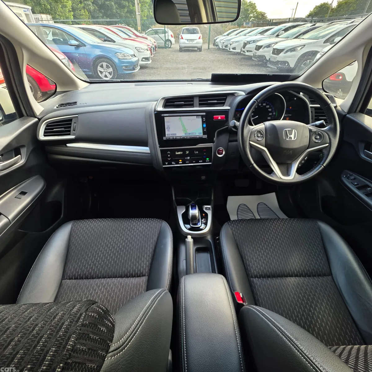 Honda Fit Hatchback, Petrol Hybrid, 2016, White
