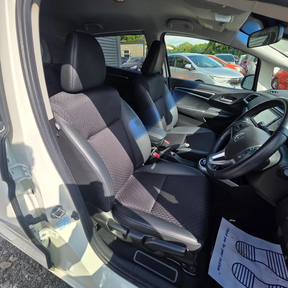 Honda Fit Hatchback, Petrol Hybrid, 2016, White