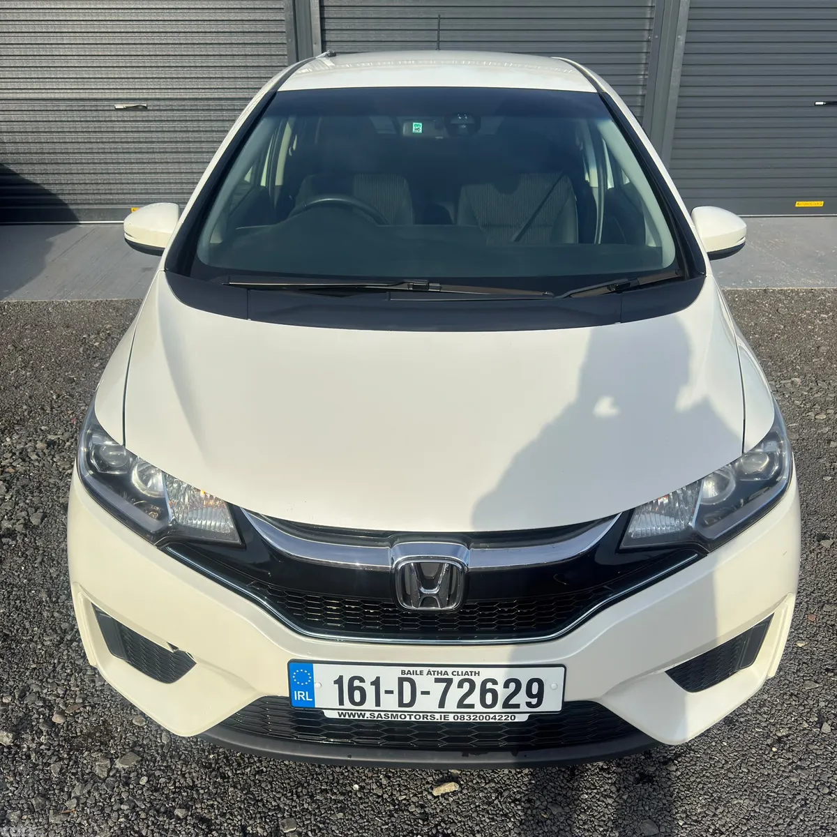 Honda Fit Hatchback, Petrol Hybrid, 2016, White