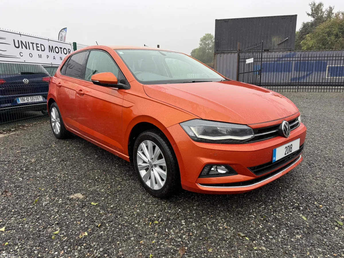 Volkswagen Polo Hatchback, Petrol, 2018, Orange