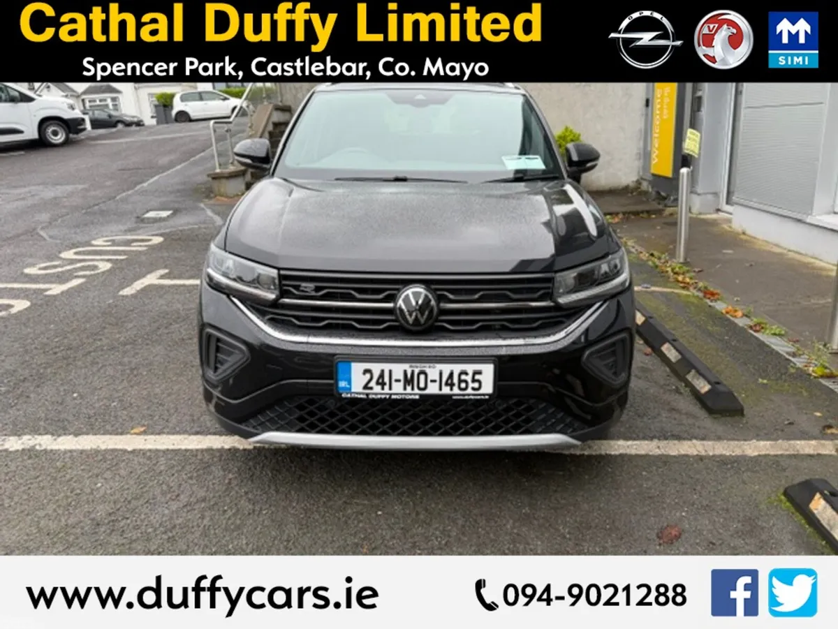 Volkswagen T-Cross SUV, Petrol, 2024, Black