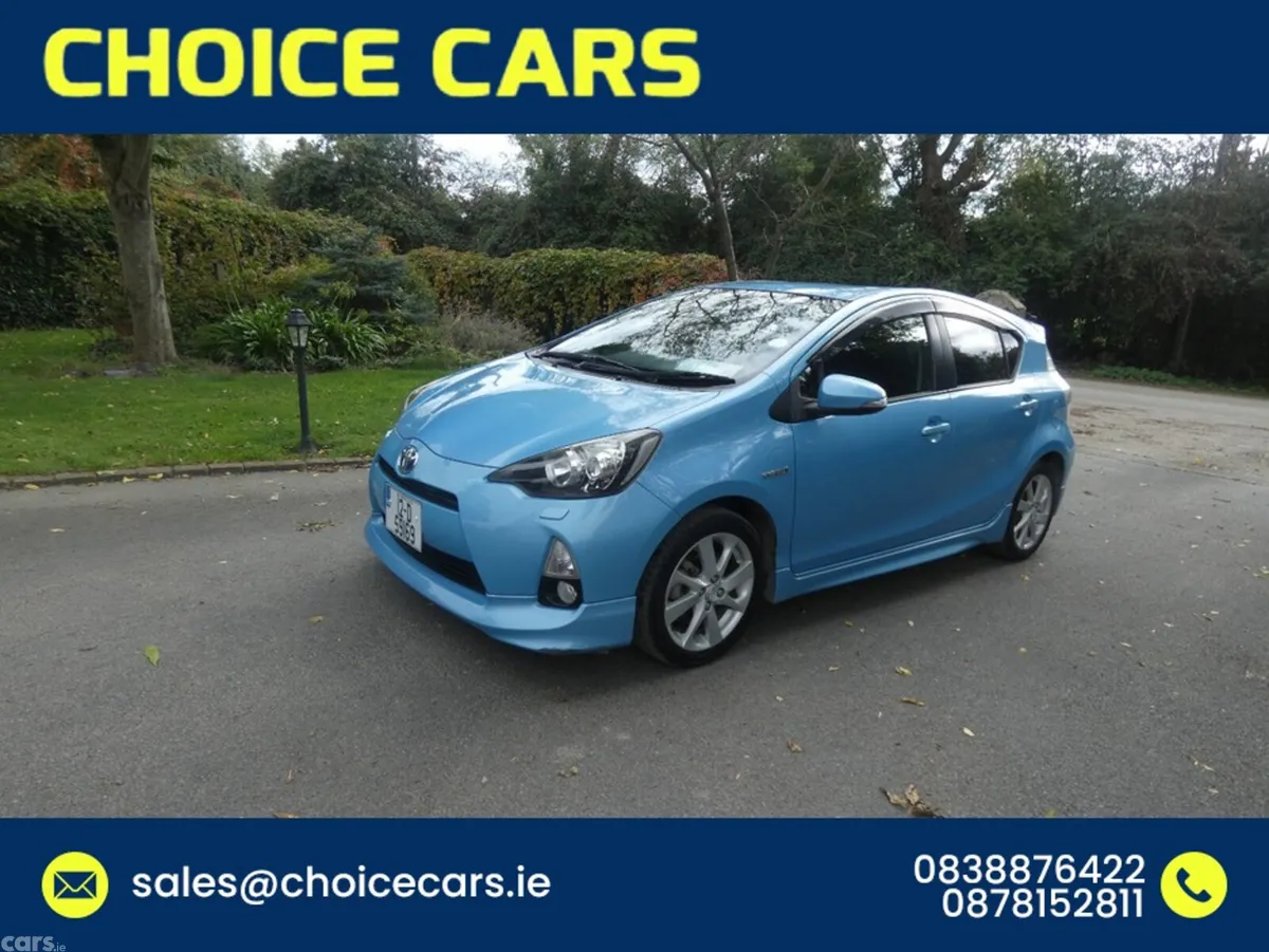 Toyota Aqua Hatchback, Petrol Hybrid, 2012, Blue