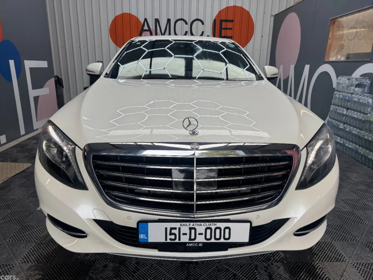 Mercedes-Benz S-Class Saloon, Petrol Hybrid, 2015, White