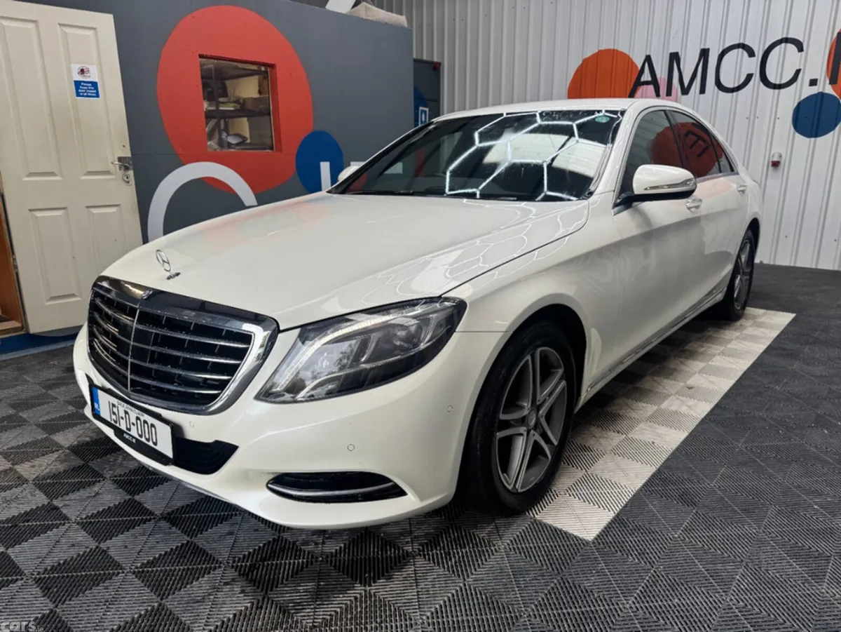 Mercedes-Benz S-Class Saloon, Petrol Hybrid, 2015, White
