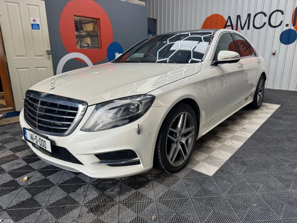 Mercedes-Benz S-Class Saloon, Petrol Hybrid, 2014, White