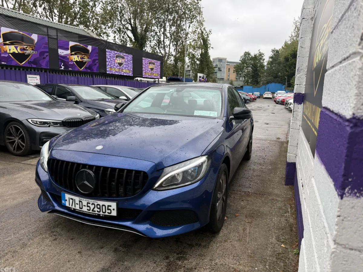 Mercedes-Benz C-Class Saloon, Petrol Plug-in Hybrid, 2017, Blue