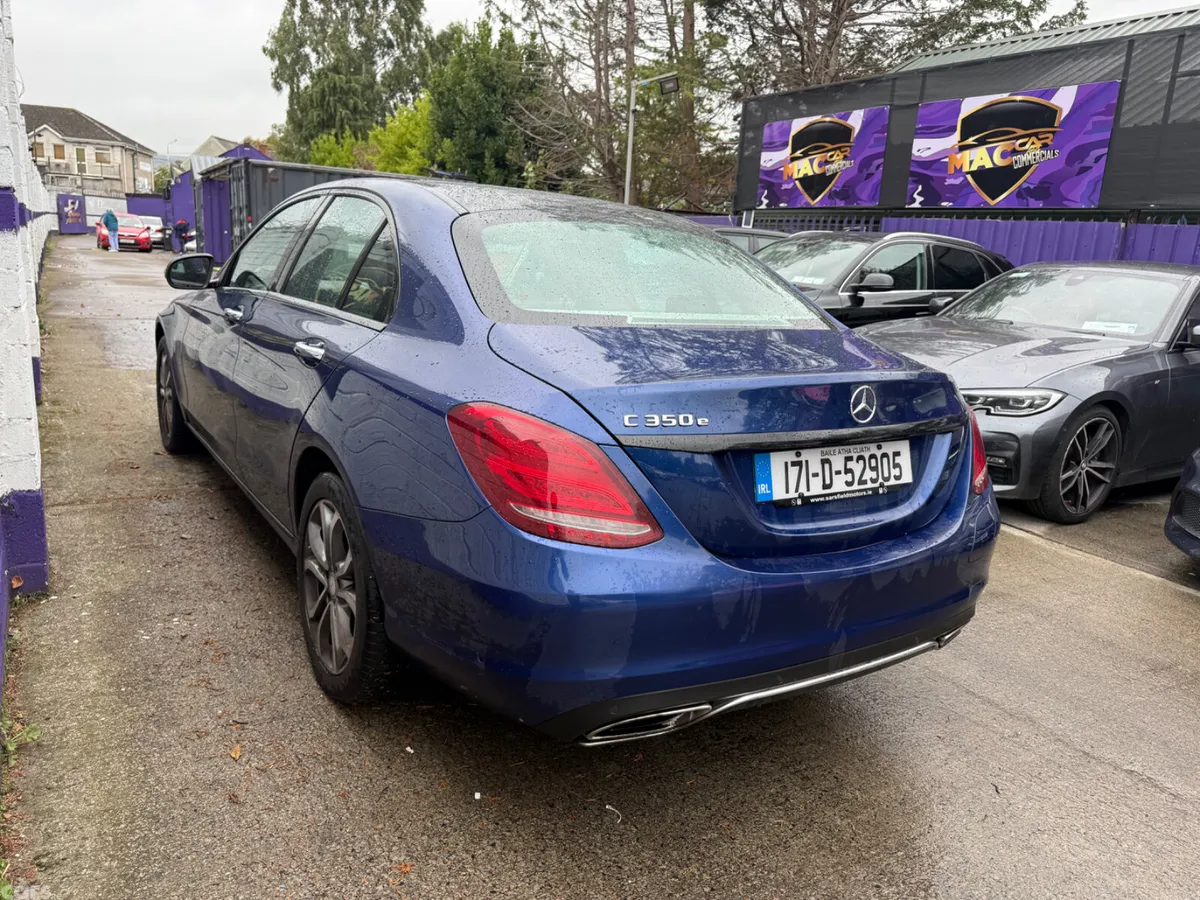 Mercedes-Benz C-Class Saloon, Petrol Plug-in Hybrid, 2017, Blue
